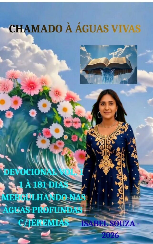 Este devocional Chamado à águas vivas nasceu no lugar onde palavras já não eram suficientes, nasceu no silêncio, na espera e na necessidade de permanecer quando tudo parecia exigir desistência.